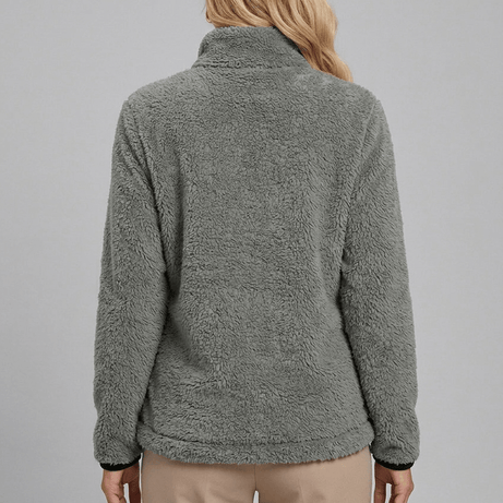 Veste Polaire Femme | Col Montant Zippé