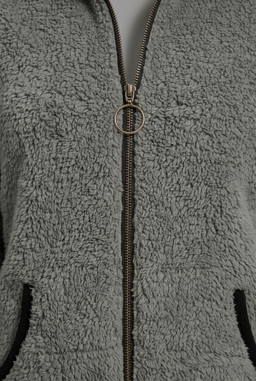 Veste Polaire Femme | Col Montant Zippé