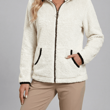 Veste Polaire Femme | Col Montant Zippé