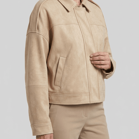 Veste femme courte oversize | Bomber à épaulettes