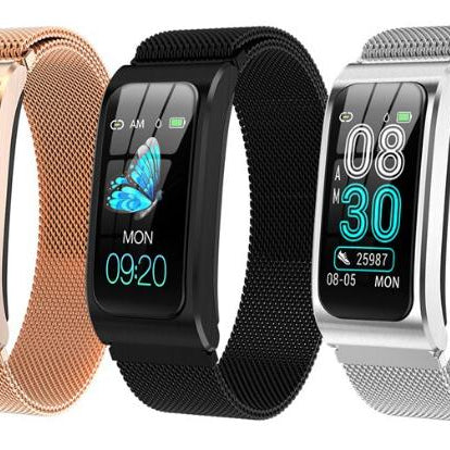 Montre connectée Alpha - Argent