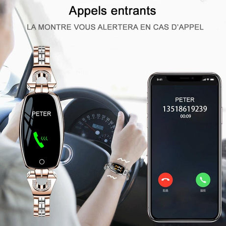 MONTRE CONNECTÉE SENSOCHIC - Gris