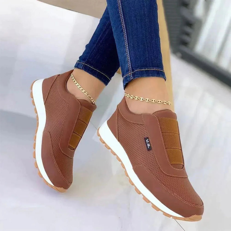 Baskets orthopédiques à enfiler élastiques décontractées - Maggie