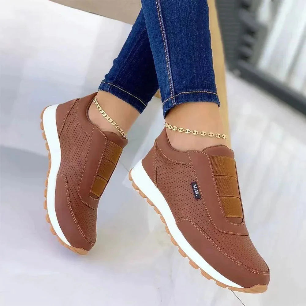 Baskets orthopédiques à enfiler élastiques décontractées - Maggie