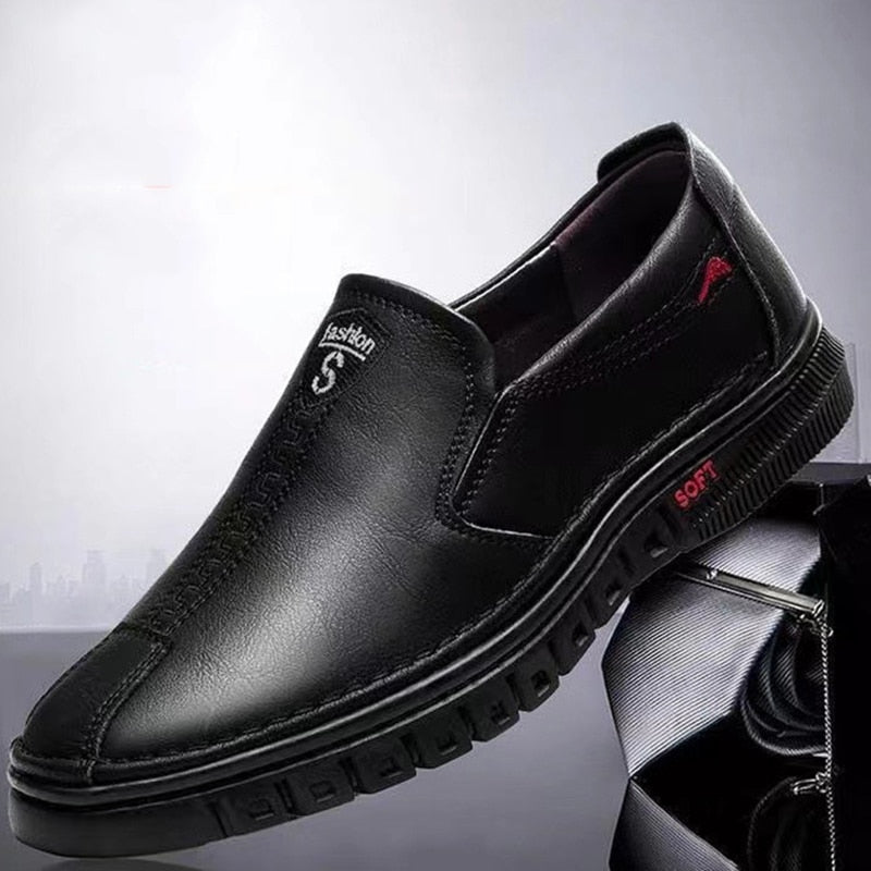Lässige Lederschuhe für Herren - Shock -