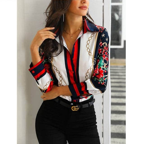 MODACHIC - Chemisier femme chic tendance - S