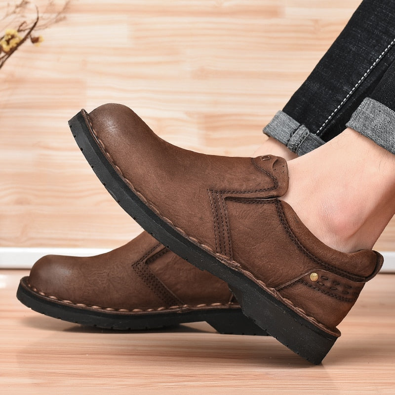 Chaussures confortables orthopédiques homme