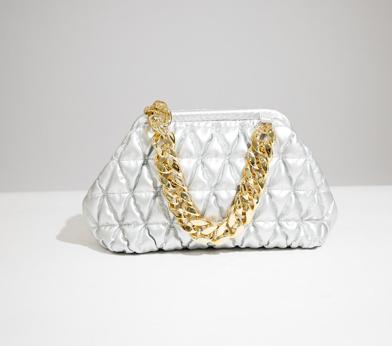 Luxury Quilted Baggy Leather Handbag