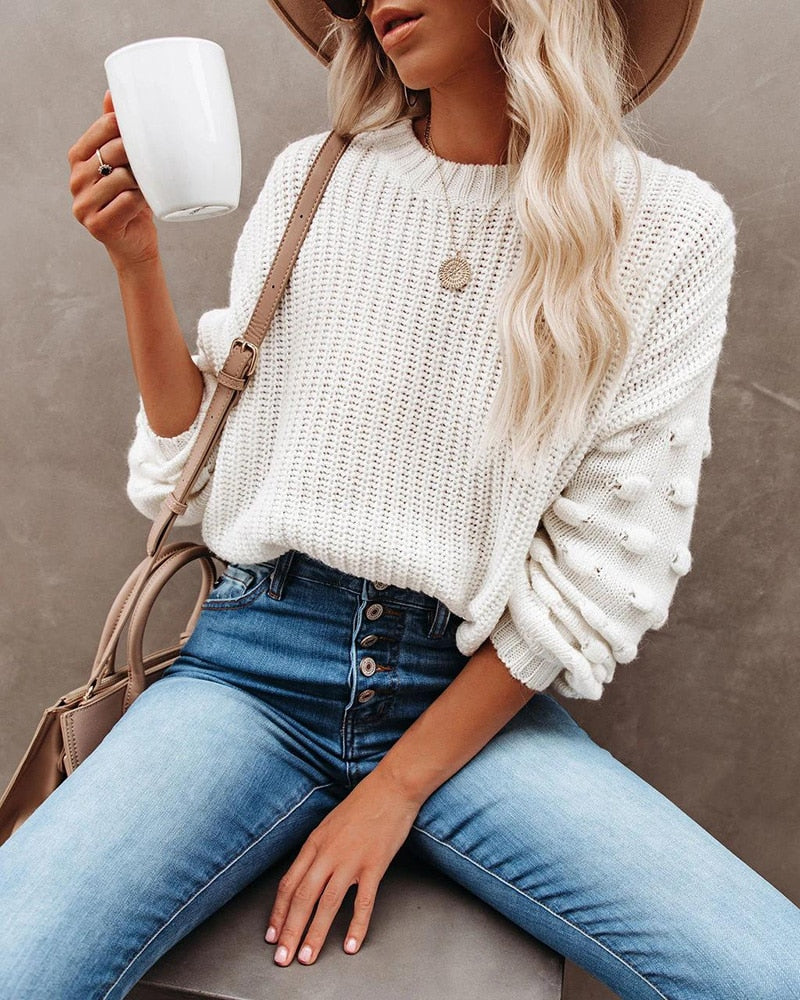 Pull Colette Blanc