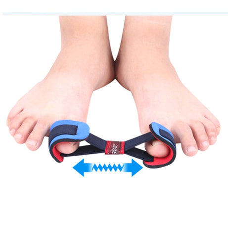 Hallux-Valgus-Korrektor | Elastischer Zehentrennergürtel, Ballenzehen