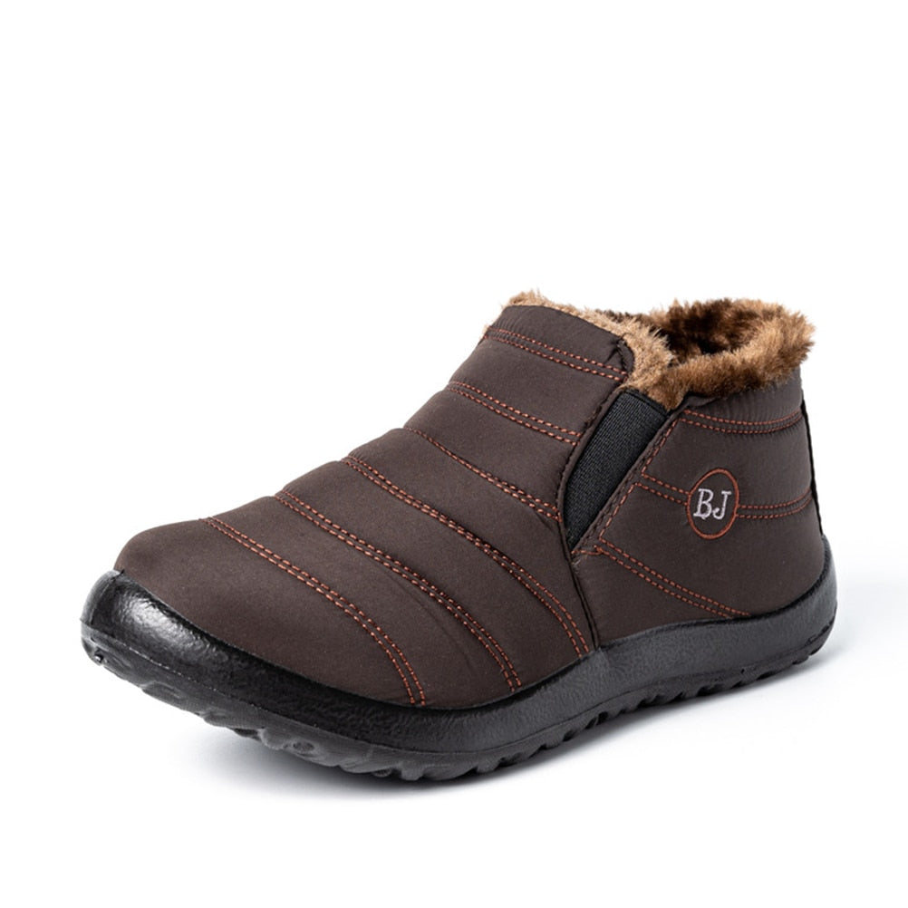 Chaussures orthopédiques d'hiver en coton imperméable