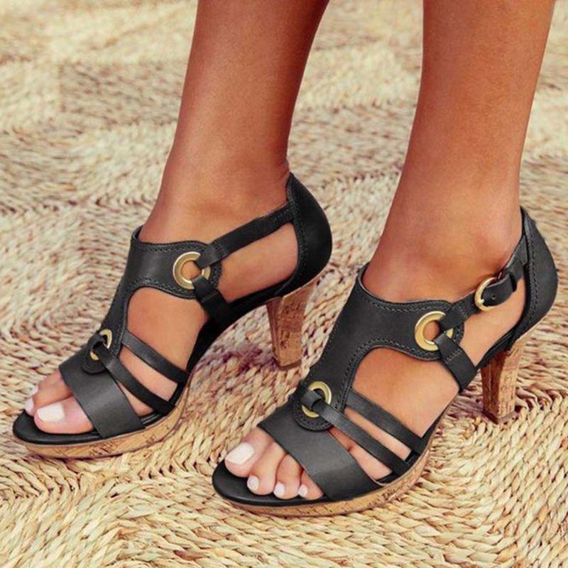 Sandale a talon confortable