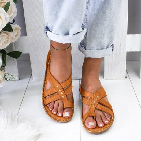 Elegante orthopädische Damen-Sandalen und Flip-Flops