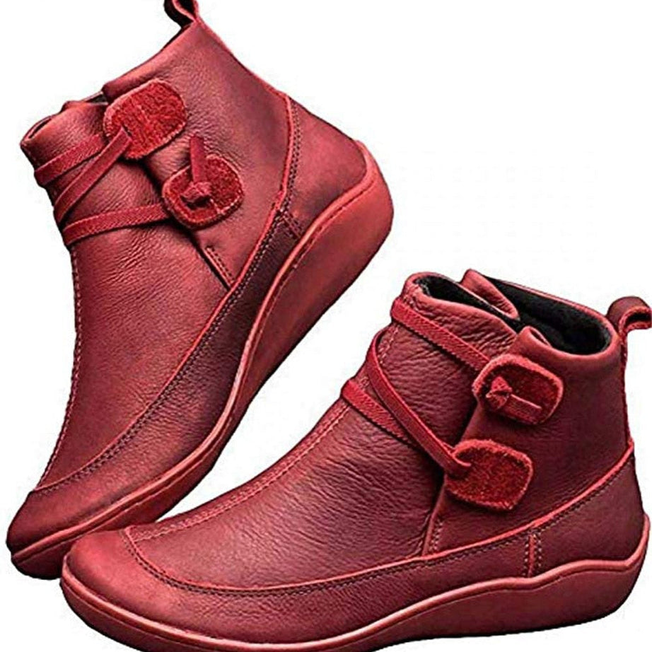 Chaussures orthopédiques d'automne et d'hiver, de couleur unie pour femmes - Krisy