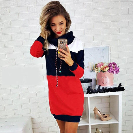Robe-Pull Tricolore - gray