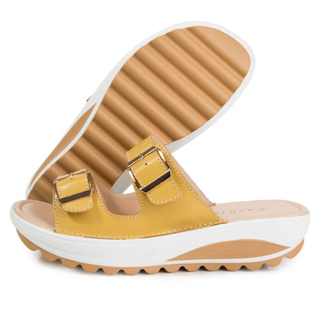 Hochwertige Keilsandalen