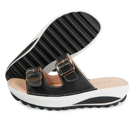 Hochwertige Keilsandalen