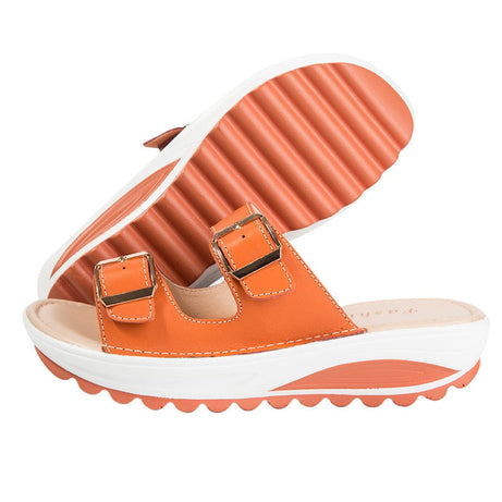 Hochwertige Keilsandalen