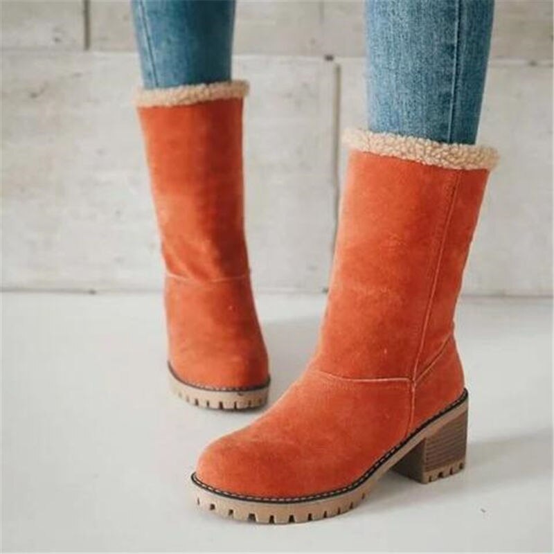 BOTTE HIVER - ELISA - Orange