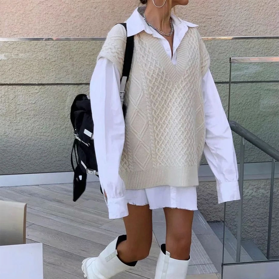 Gilet Chandail Surdimensionné Brenda