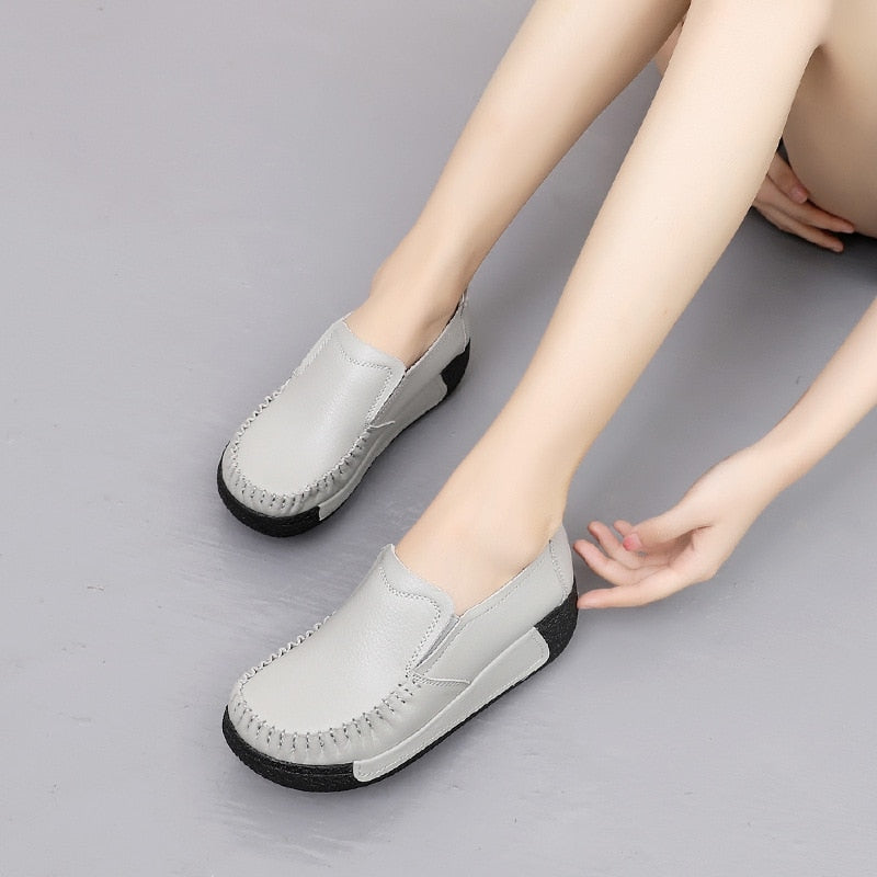 Mocassins à plateforme Orthopédiques pour Femme