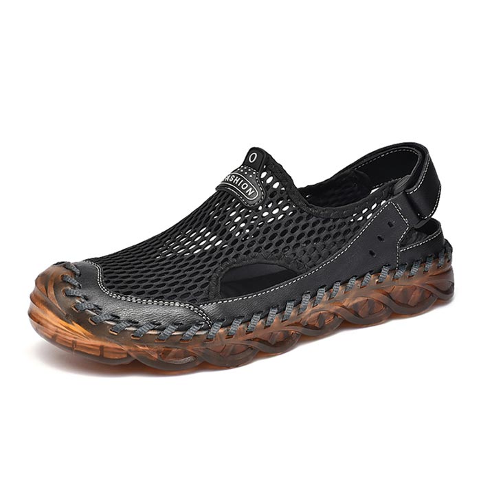 Orthopädische Leder-Sommersandalen für Herren