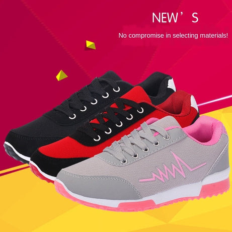 Baskets orthopédiques de marche en maille à lacets