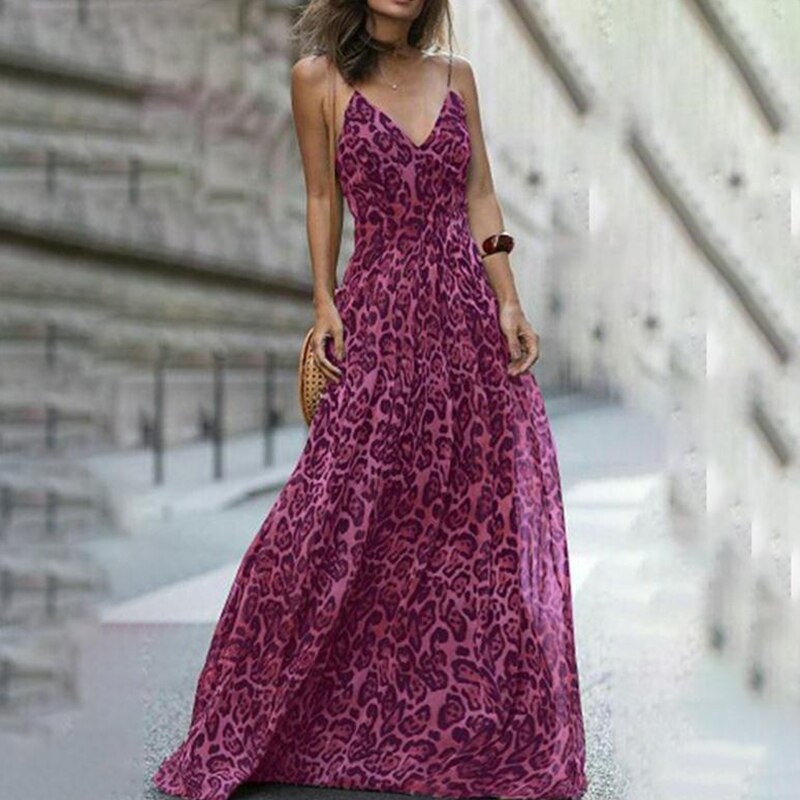 Robe longue de plage en mousseline Perla