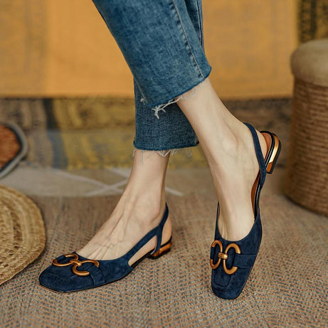 Sandales à Talons Bas pour Femme - Zenya
