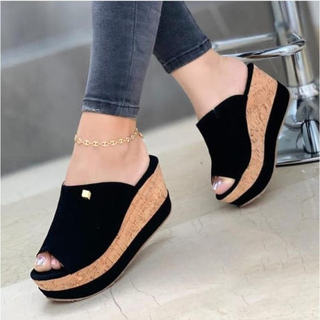 Plateausandalen mit hohem Absatz für Damen – Parker