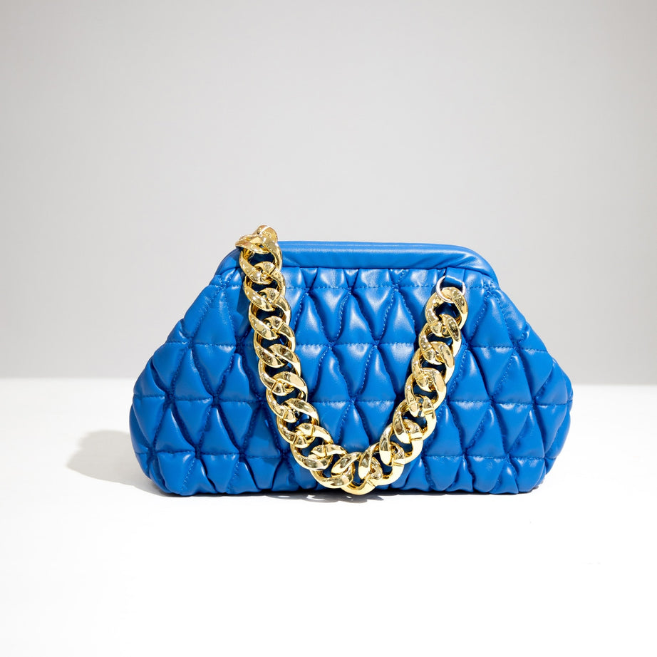 Luxury Quilted Baggy Leather Handbag