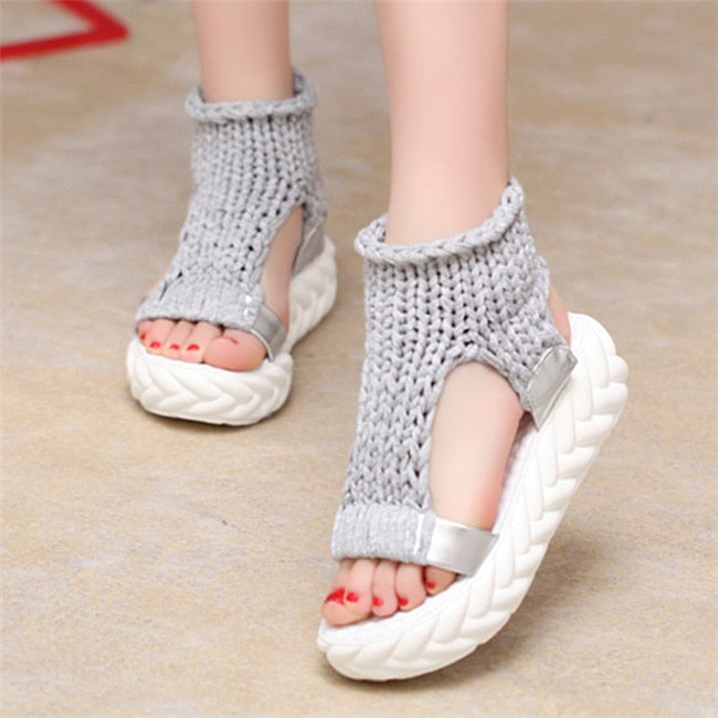 Plateausandalen für Damen - Briskory