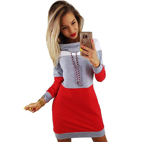 Robe-Pull Tricolore - gray