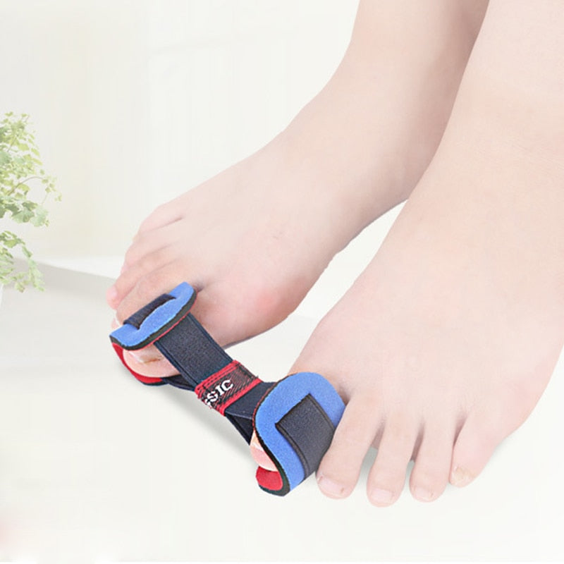 Hallux-Valgus-Korrektor | Elastischer Zehentrennergürtel, Ballenzehen