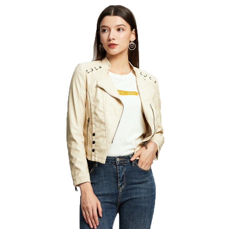 VESTES EN CUIR SYNTHÉTIQUE PU - Rose