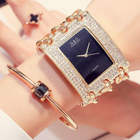 Montre acier inoxydable Ella - Rose
