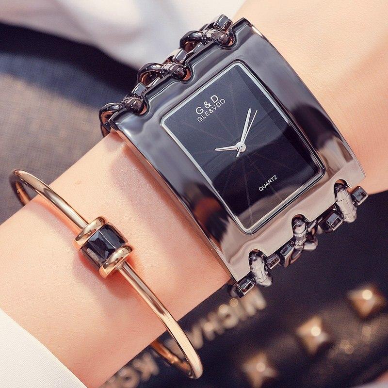 Montre acier inoxydable Ella - Noir