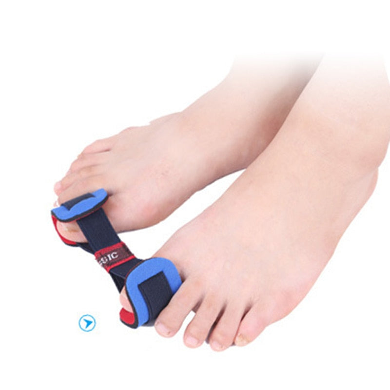 Hallux-Valgus-Korrektor | Elastischer Zehentrennergürtel, Ballenzehen