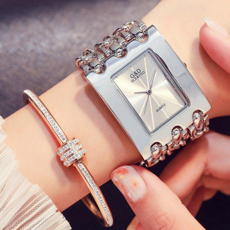 Montre acier inoxydable Ella - Argent
