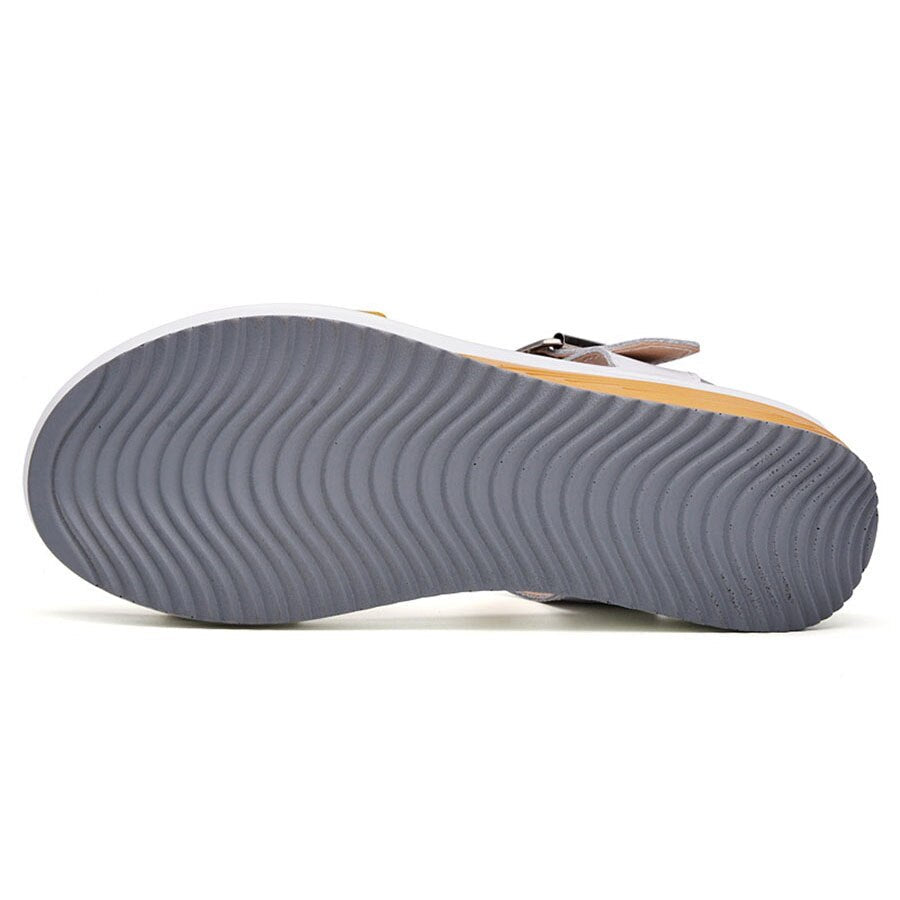 Chaussures orthopédiques compensées en cuir véritable pour femmes - Honory