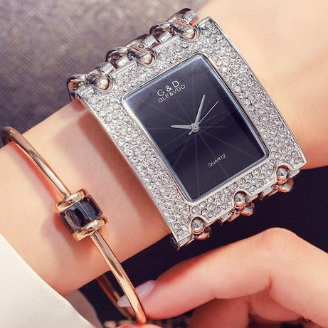Montre acier inoxydable Ella - Noir