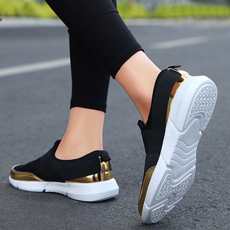 Mocassins orthopédiques respirants à enfiler pour femmes