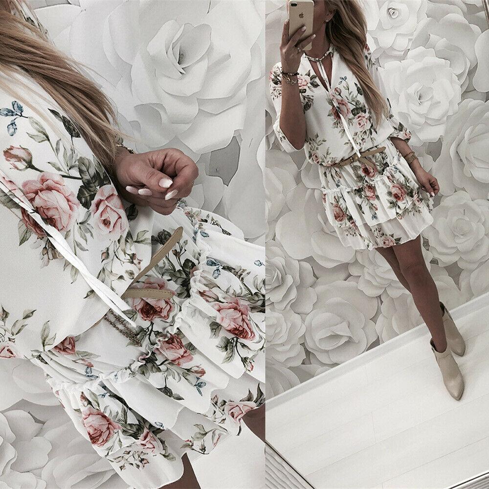 Robe Vintage Imprimé Floral - Noir