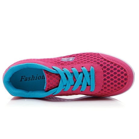 Chaussures Toning confortable à lacets en maille pour femmes