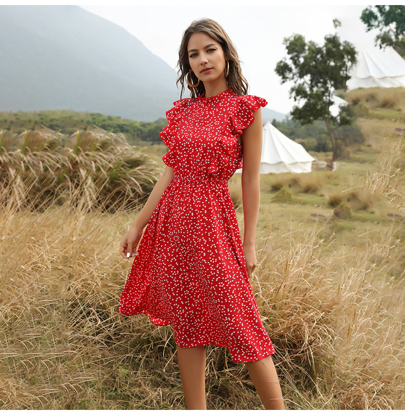 Robe Bohème Rouge chic