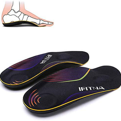 Orthopedic insoles for flat feet