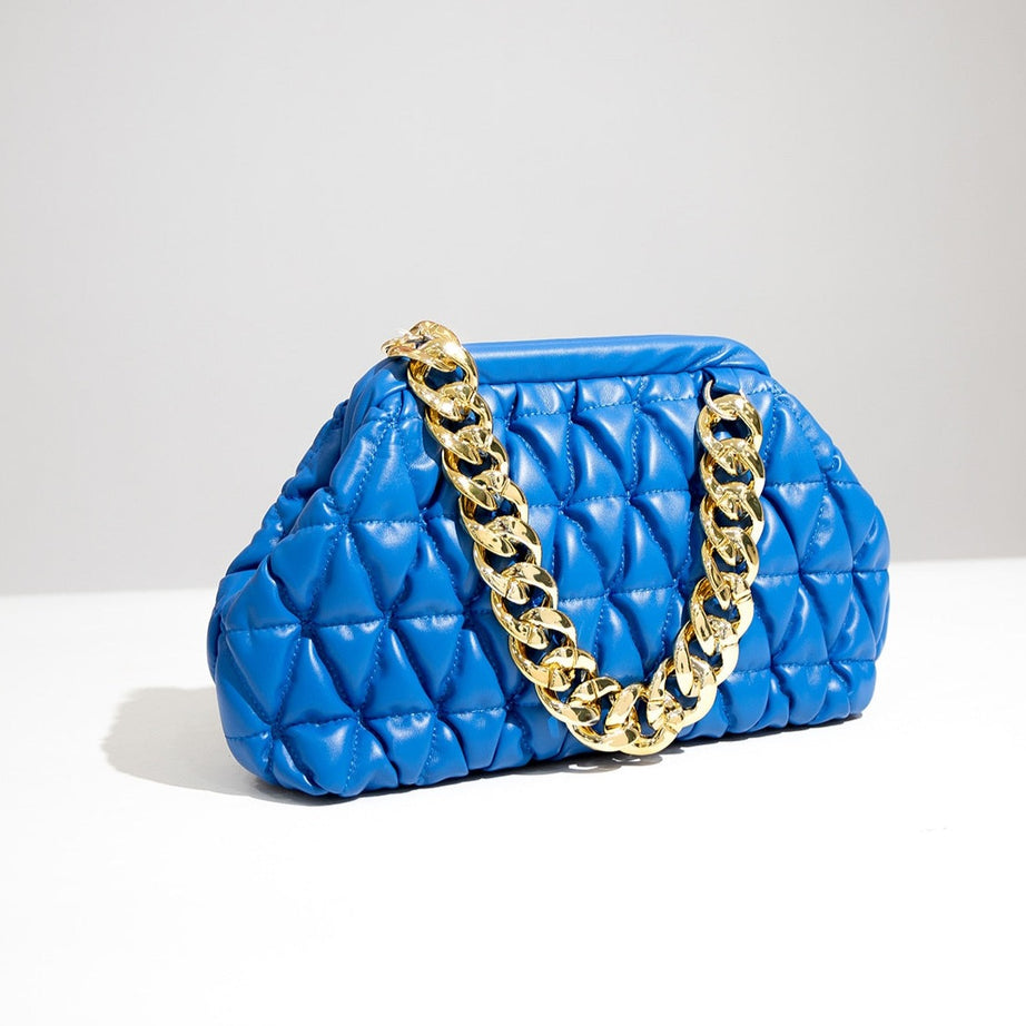 Luxury Quilted Baggy Leather Handbag