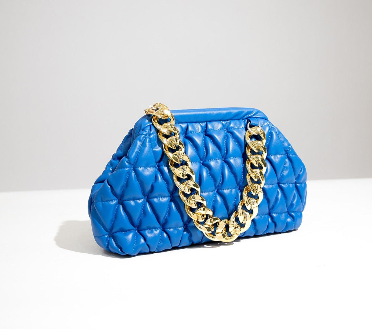 Luxury Quilted Baggy Leather Handbag