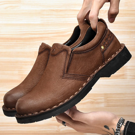 Chaussures confortables orthopédiques homme