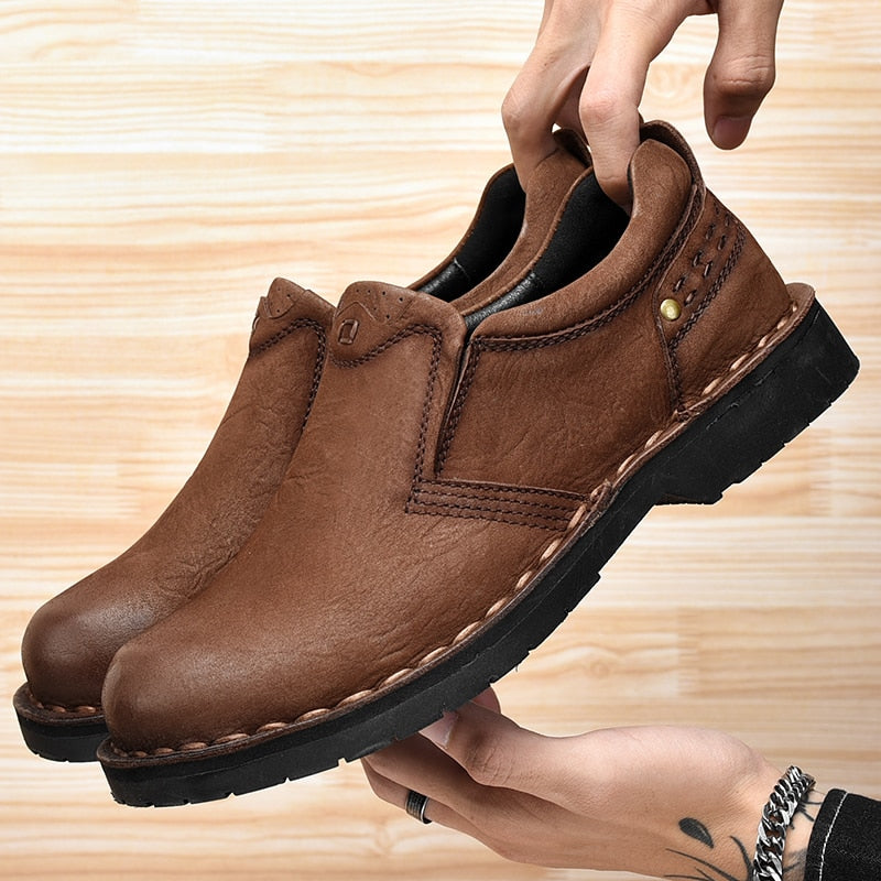 Chaussures confortables orthopédiques homme
